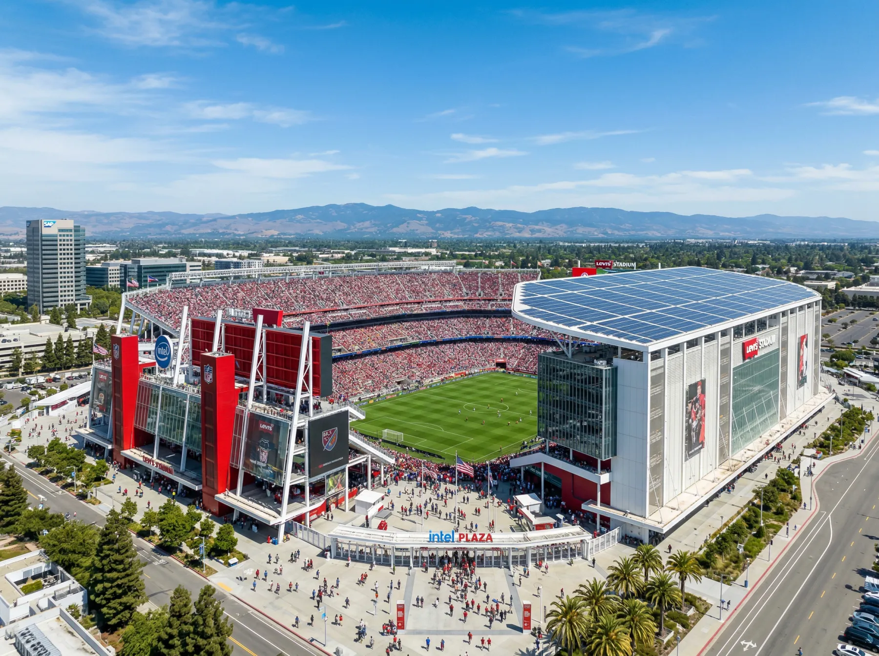 Levi's Stadium à Santa Clara près de San Francisco, lieu du premier match de la Suisse contre le Qatar à la Coupe du Monde 2026